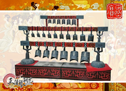 22件C型編鐘、小型演奏級、F調(diào)主旋律