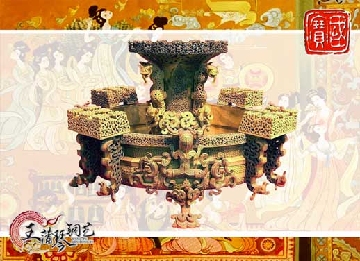 銅尊盤，曾侯乙尊盤，國寶級文物之一